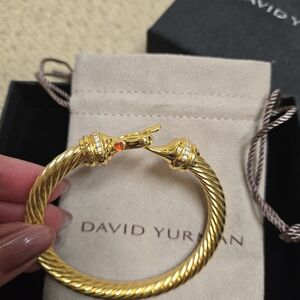David Yurman Gold Cable Bracelet